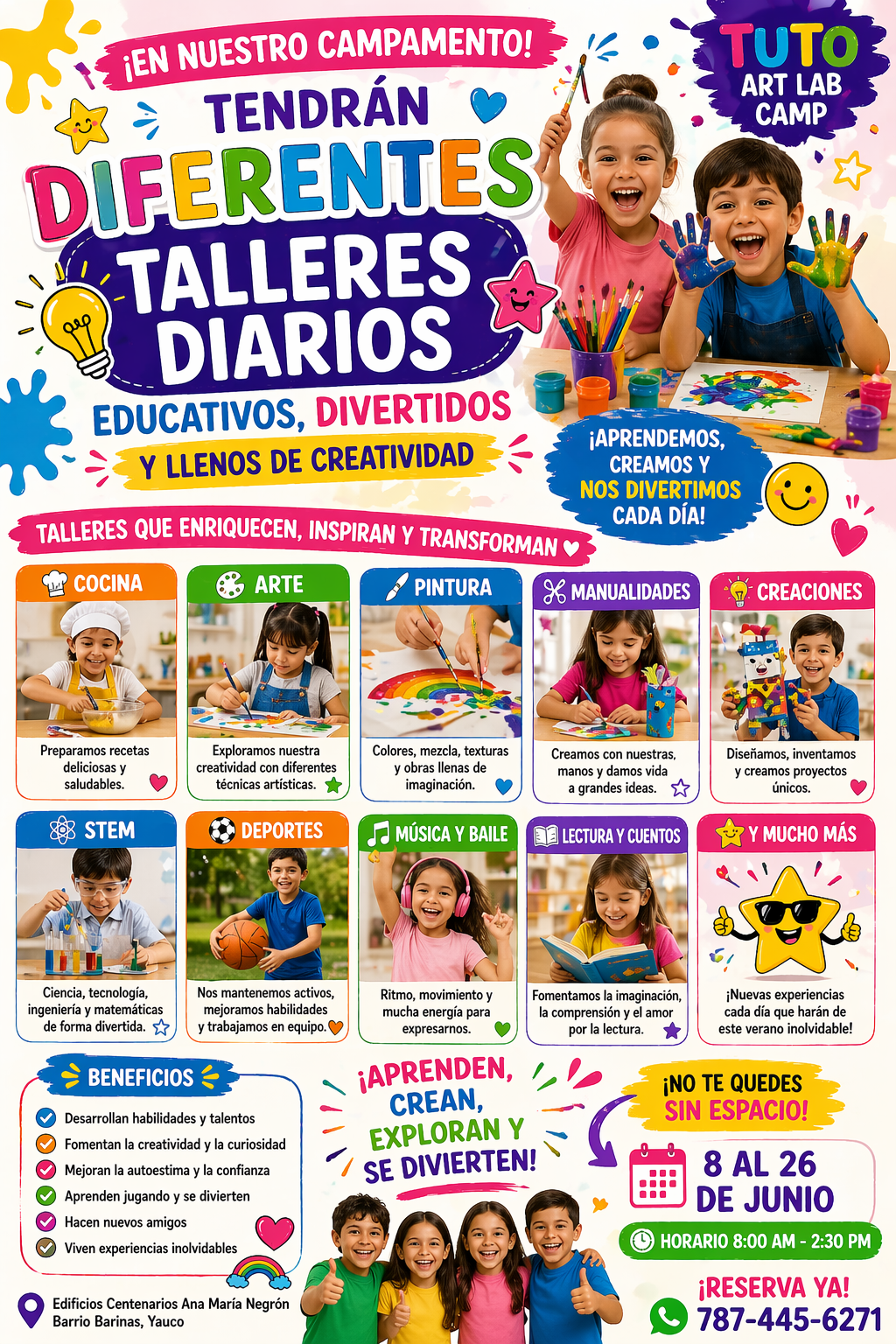 Tuto Art Lab Camp 2026