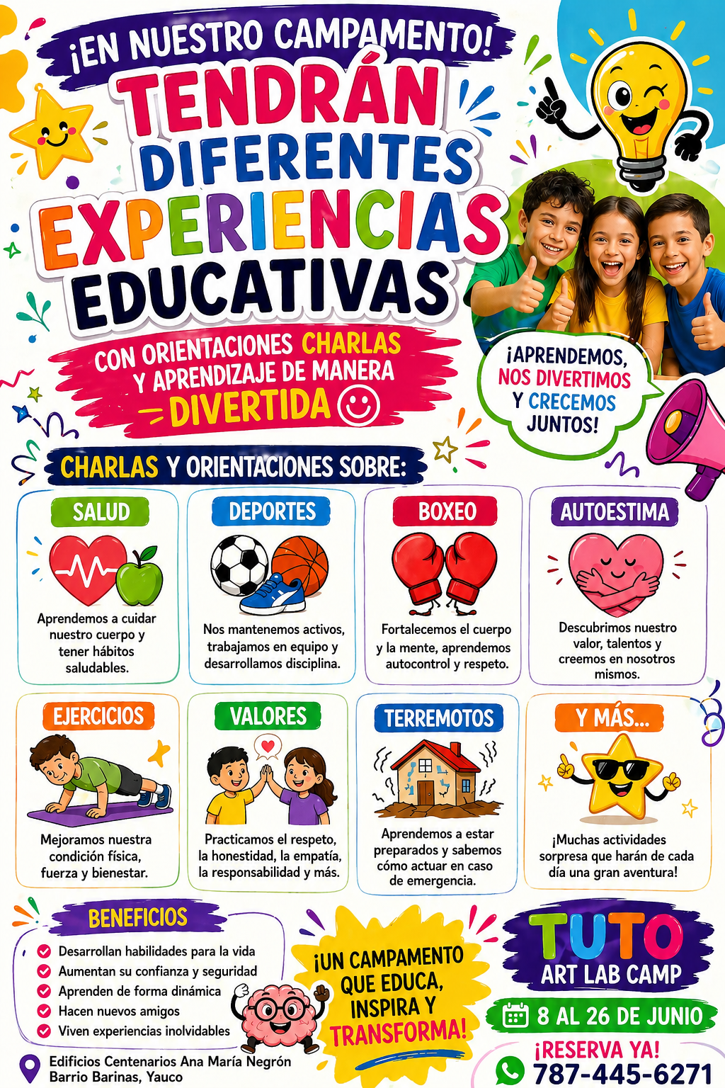 Tuto Art Lab Camp 2026