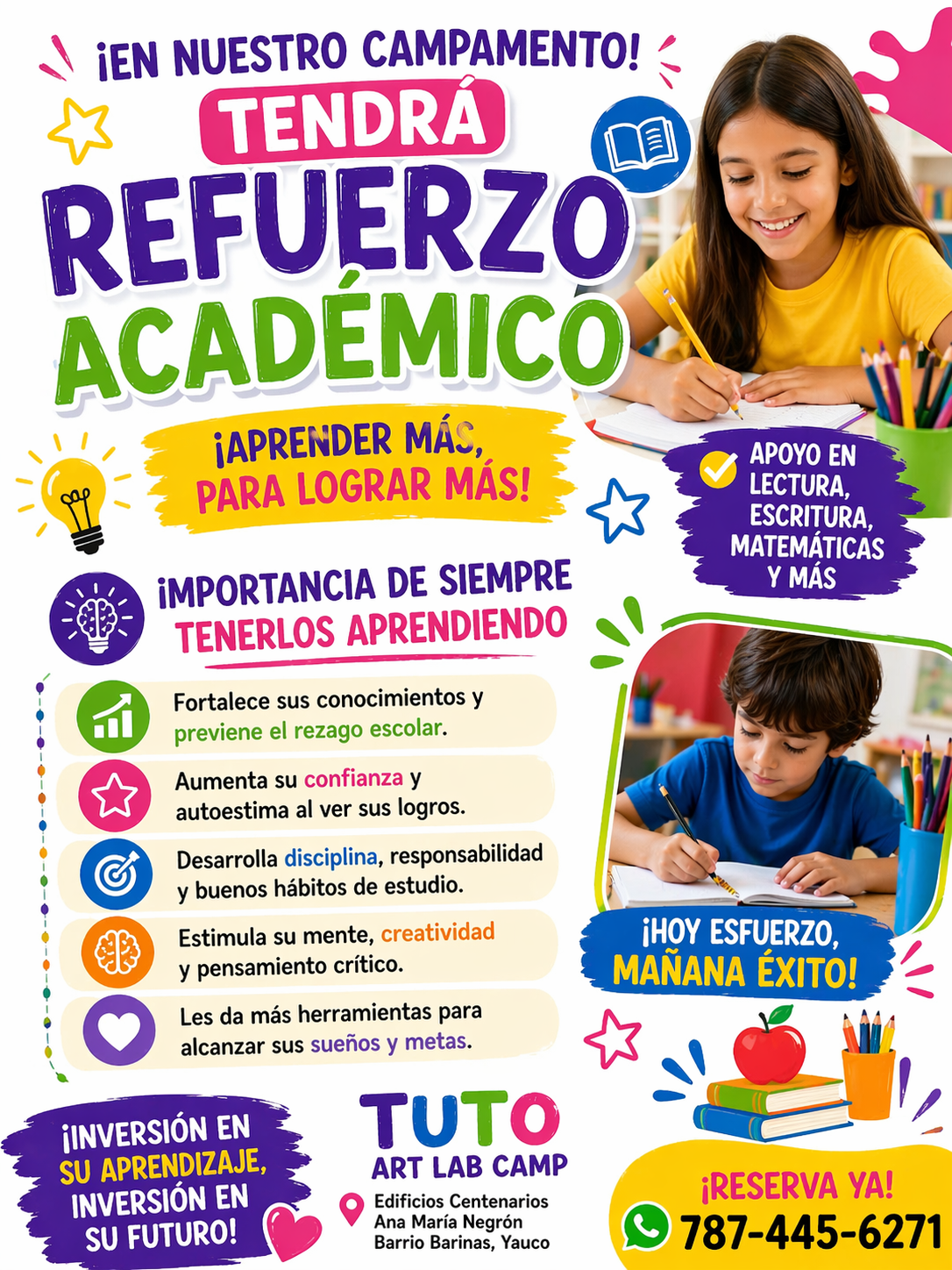 Tuto Art Lab Camp 2026